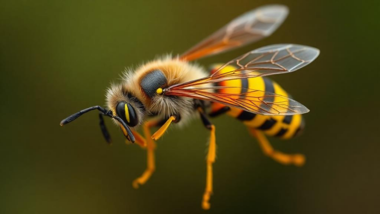 Czech survey maps warning colours in bees, wasps and mimic insects