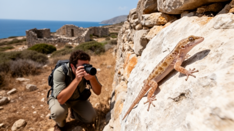 Field survey records first Mediterranean house gecko on Piperi Island