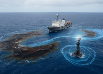 Physics-informed deep learning forecasts marine oil spill growth and spread