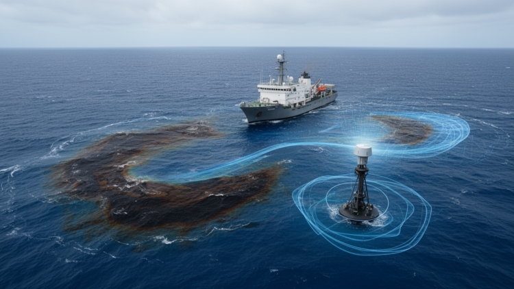 Physics-informed deep learning forecasts marine oil spill growth and spread