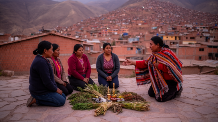 Qayapu persists in urban Ayacucho as a culturally adapted healing ritual