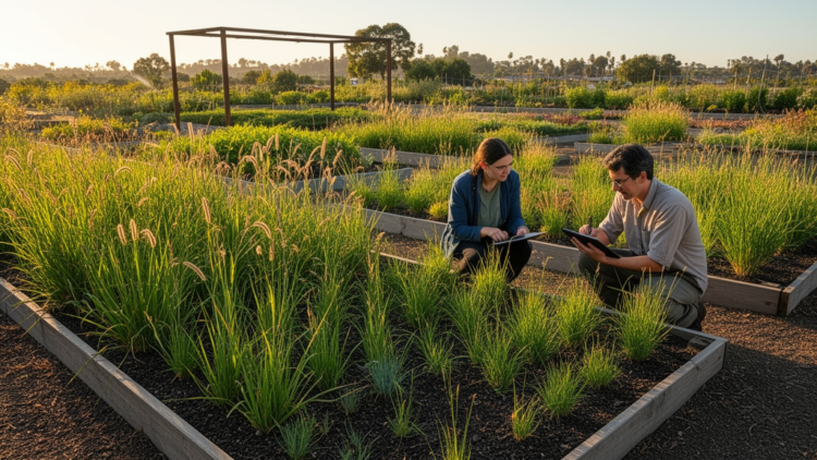 Common garden finds no universal trait advantage in California grasses