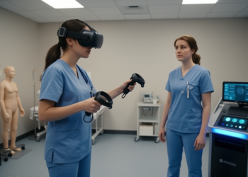 Research report: AI-driven virtual reality simulation for nursing de-escalation training: development, automated assessment, and pilot expert evaluation
