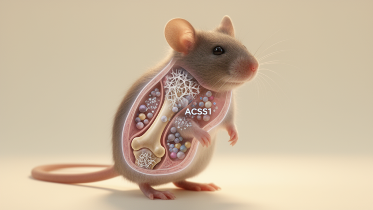 ACSS1 links nutrient stress to impaired bone formation in mouse models