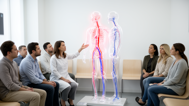 Patients perceive arterial and venous disease through a gendered hierarchy of risk