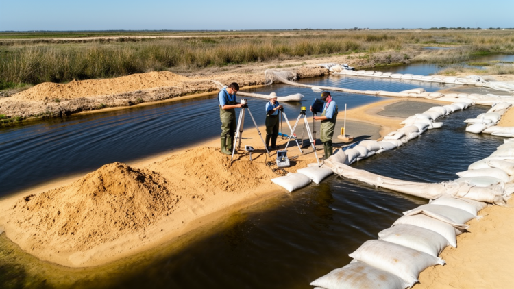 Ebro restoration tests reveal trade-offs between sand, water and protection