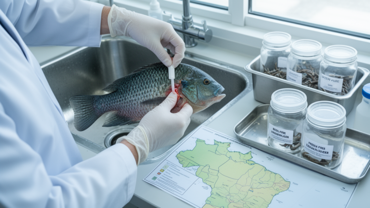 Brazilian tilapia surveillance maps expanding pathogen circulation