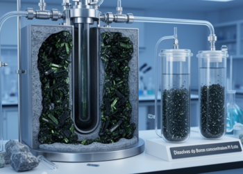 Experiments reveal boron threshold for hydrothermal tourmaline growth