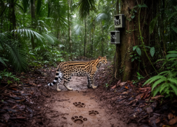 Camera traps estimate male ocelot ranges in one Brazilian forest reserve