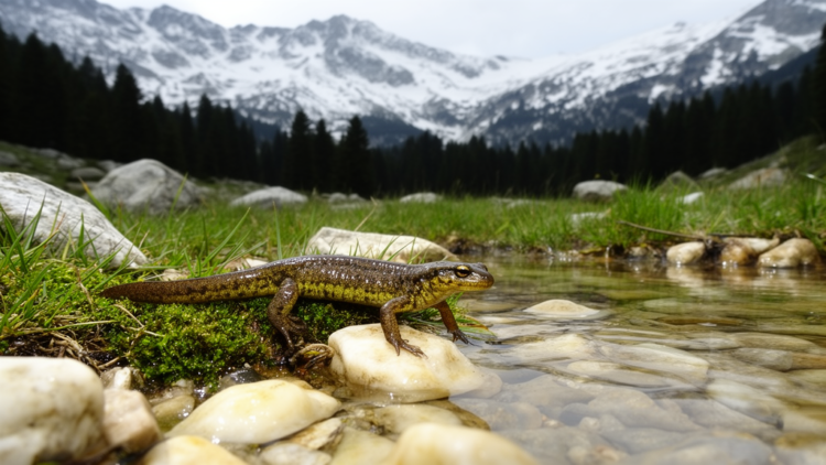 Macedonian newt documented across 2,360-meter elevational range in Greece