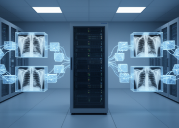 Hybrid encryption protects federated updates in Medical-MNIST test