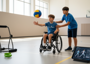 Conceptual framework links adapted PE access with advanced ability support