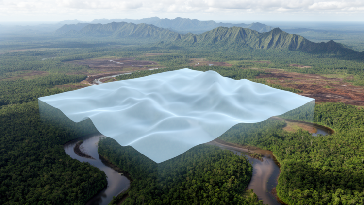 Terrain corrections reveal hidden geoid variations across Kalimantan