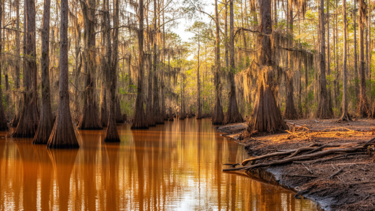 Research report: Drought and productivity trends in freshwater flooded forest swamps in the North American Coastal Plain