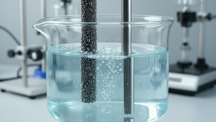 NiCo–TiO2 catalyst lowers hydrogen-evolution overpotential in alkaline testing
