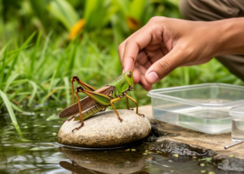 Malaysian grasshopper study revises taxonomy, range and aquatic adaptations