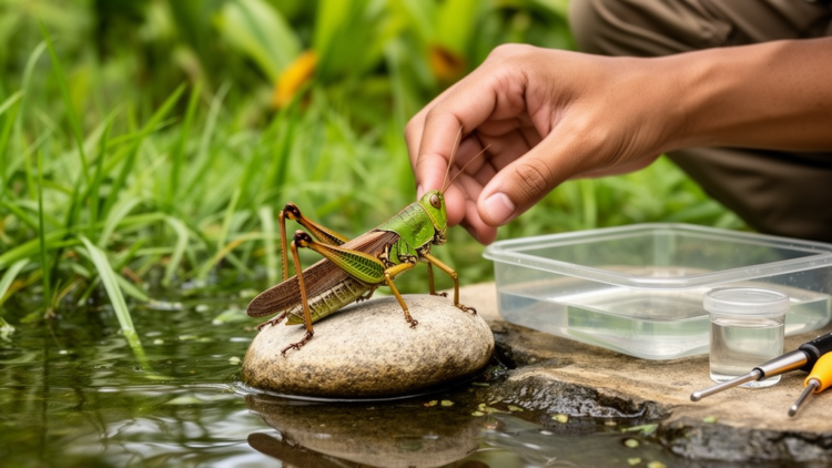 Malaysian grasshopper study revises taxonomy, range and aquatic adaptations