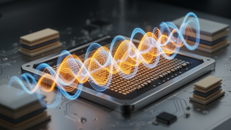 Beyond transistor limits: Hybrid magnetic-sound waves could boost computing speed and efficiency