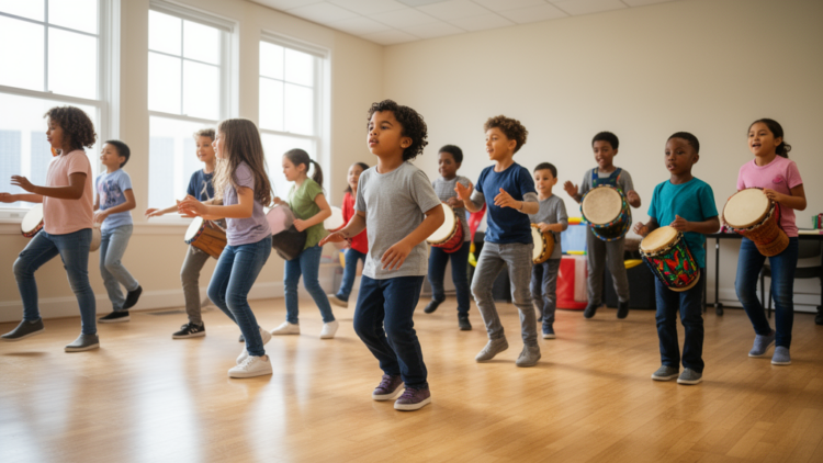 Movement-based music boosts child self-regulation in randomized trial