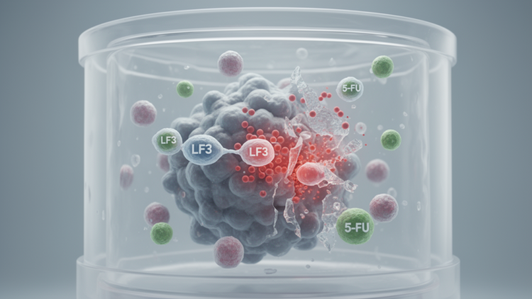 LF3 restores 5-FU sensitivity in resistant colorectal cancer cell model