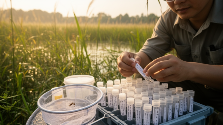Research report: A community-level view of Wolbachia DNA positivity across mosquito assemblages in eastern China