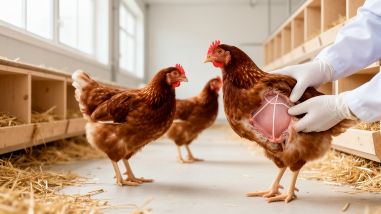 Hybrid Laying Hens Show Far More Keel Bone Fractures