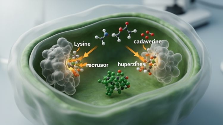 Lysine and cadaverine differentially regulate huperzine biosynthesis