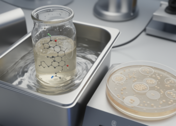 Ultrasound speeds synthesis of theophylline hybrids with antibacterial activity