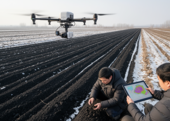 Hyperspectral data improves machine-learning maps of Northeast China’s soil carbon
