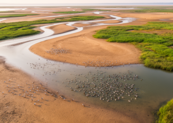 Dongting Lake wetlands reshaped as waterbird communities shift with recession
