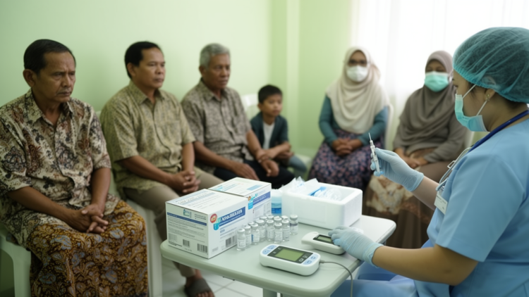 Pre-infection COVID-19 vaccination linked to fewer complaints in Indonesian patients with diabetes