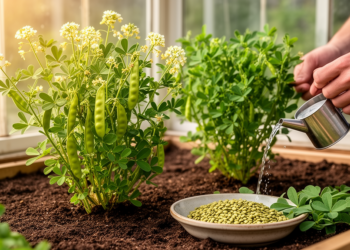 Fenugreek trades water savings for lower yield and richer seed antioxidants
