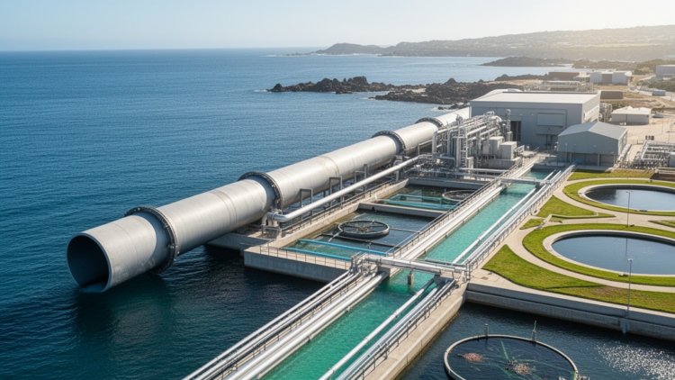 Ocean Kariz pipes deep water ashore for multiple coastal uses