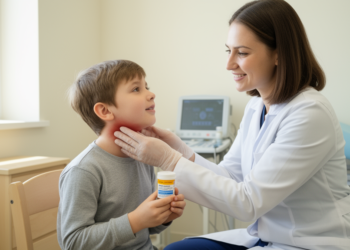 Conservative treatment succeeds in child with extensive thyroid abscess