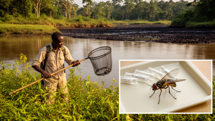 Spatial survey finds infective black flies 19 km from Benin breeding site