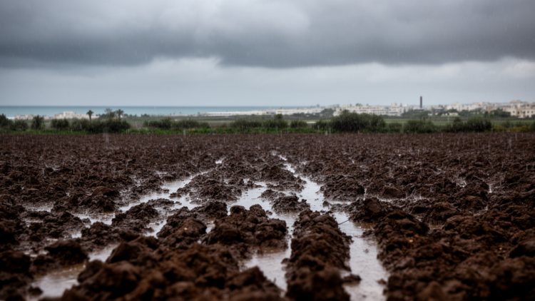 Rainfall Leads Clues to Tripoli Soil Moisture
