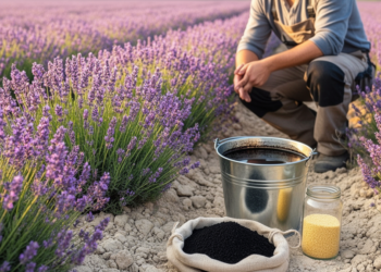 Poultry Manure Extract, Humic Acid, and Dry Yeast Boost Lavender on Sandy Soils