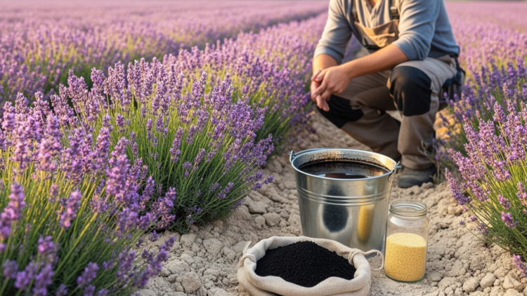 Poultry Manure Extract, Humic Acid, and Dry Yeast Boost Lavender on Sandy Soils