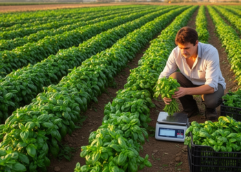 Screening 90 Basil Genotypes Reveals Super-Yielders for Mediterranean Biomass Farming