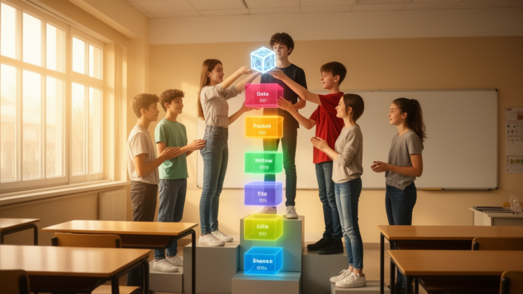 Students Act Out Networking Layers to Learn the Invisible OSI Model