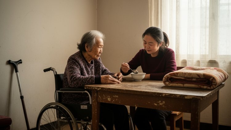 China’s Disabled Elderly Still Miss Out on Home Care as Wealth Shapes Who Gets Help