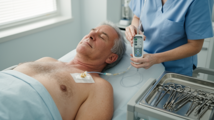 Patient-Controlled Sedation Does Not Speed Recovery After Venous Port Implantation, Trial Substudy Finds