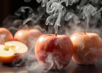 Superheated Steam Blast Keeps Fresh-Cut Apples Fresh and Fragrant