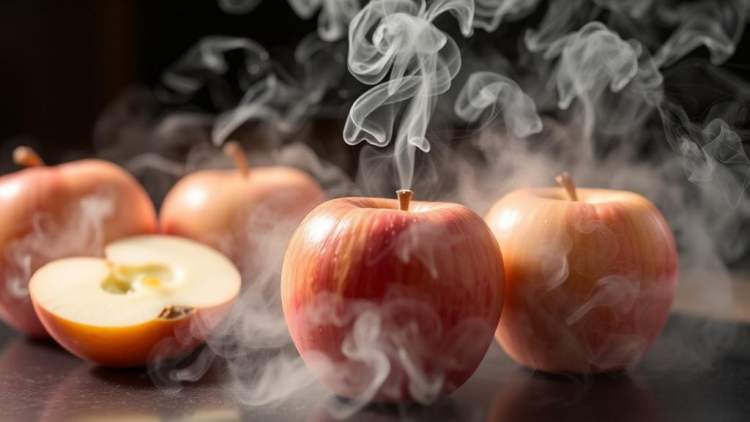 Superheated Steam Blast Keeps Fresh-Cut Apples Fresh and Fragrant