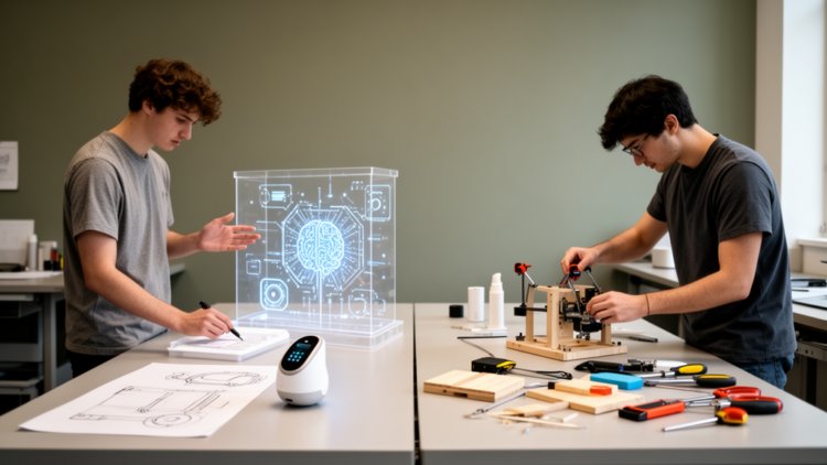 AI disruption awareness linked to opposing design-student innovation pathways