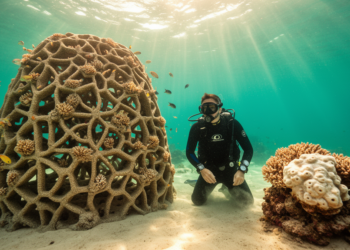 From Coral Skeletons to 3D-Printed Reefs: A New Multiscale Blueprint for Restoring Dying Reefs