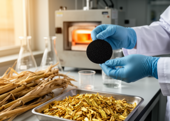 Corn Straw Waste Transformed Into High-Performance Supercapacitor Electrodes