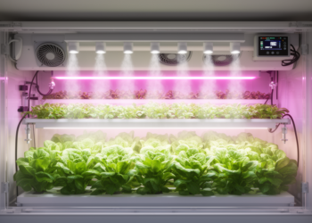 Simulated vertical-farm controller cuts costs by co-optimizing light and climate