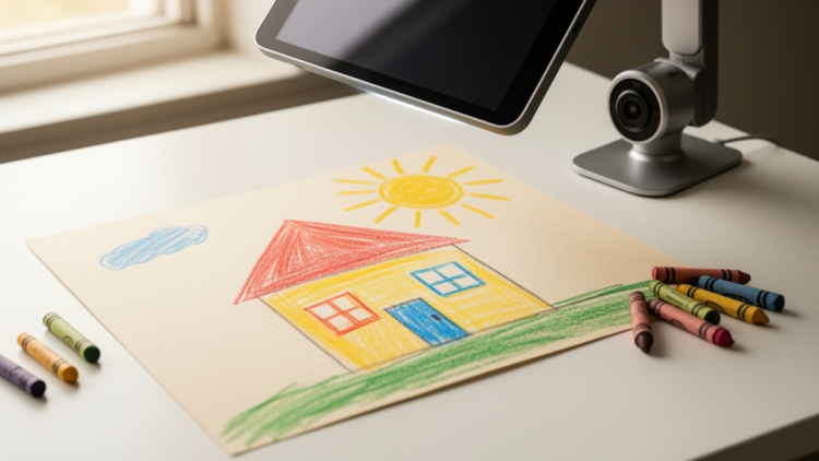 AI Model Reads Children’s Drawings and Scores Creativity by Fusing DETR Detection With CLIP Semantics