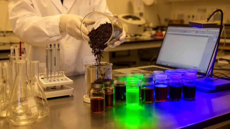 Machine Learning Turns Tea Waste Into Glowing Carbon Quantum Dots With Near-Perfect Yield Prediction